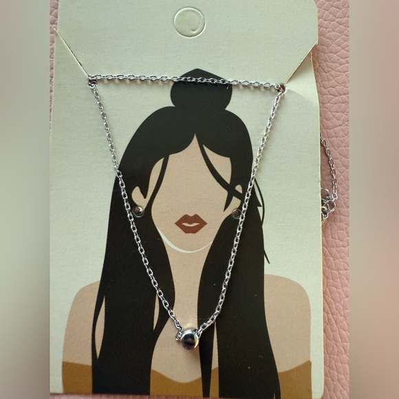 Cute Bean Necklace in Gold Plated, Rose Gold Plated, or Classic Sterling Silver - Picture 4 of 16